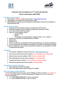 Ouverture inscriptions 1ere-annee CEDoc EMI 2022-2023