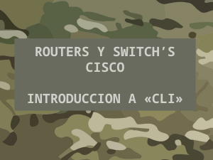 ROUTERS Y SWITCHS CISCO