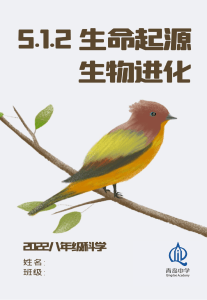 5.1.2生物演化任务单pdf