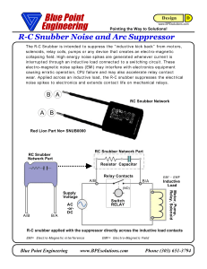 SNUBBER Circuit - Blue Point Engineering