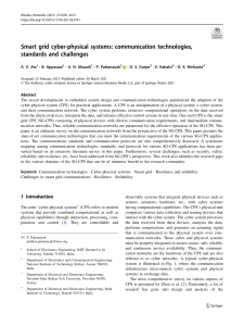 （good）Smart grid cyber-physical systems--communic