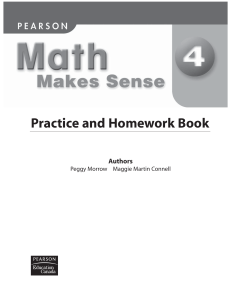 math makes sense homework book  grade 4 