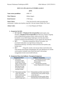 RENCANA PELAKSANAAN PEMBELAJARAN (RPP)