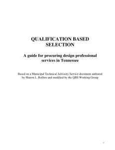 Qualification-Based-Selection Guide procuring-design-professional-services-in-TN