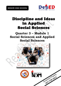 DIASS Q3 Mod1 SocialScienceAndAppliedSocialScience v5