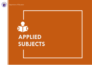 SHS-APPLIED-SUBJECTS-MELCs