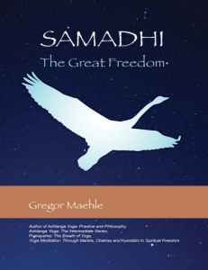 Gregor Machle - Samadhi - The Great Freedom-Kaivalya Publications (2015)