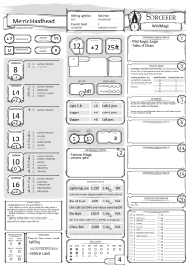 456029-Class Character Sheet Sorcerer V1.1 Fillable