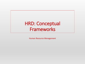 HRD Framework