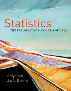 Roxy Peck  Jay L Devore - Statistics   the exploration and analysis of data-Brooks Cole Cengage Learning (2012)