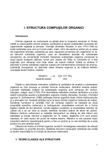 CURS 1 Structura compusilor organici