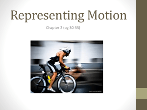 Representing motion powerpoint