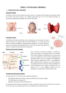 Tema 5. Patología tiroidea