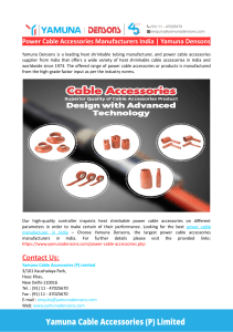 Power Cable Accessories Manufacturers