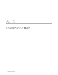 Basic Water Chemistry