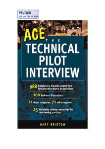 ACE Technical pilot interview book