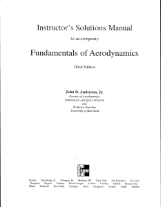 Fundamentals Of Aerodynamics John D Ande