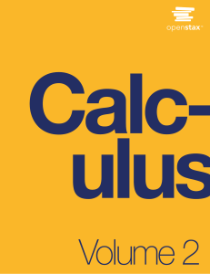 Calculus 2 Textbook