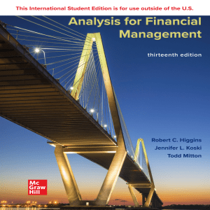 Analysis for Financial Management, 13th Edition (Robert Higgins, Jennifer Koski)