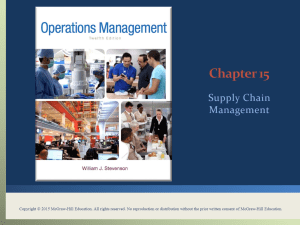 Supply Chain Management MPP 2022