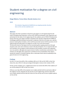 Civil Engineering Student Motivation: A Case Study