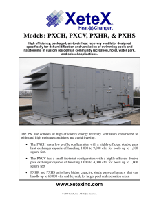 3-6 Large Plate AHU s PXC - PXH