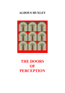 aldous huxley the doors of perception