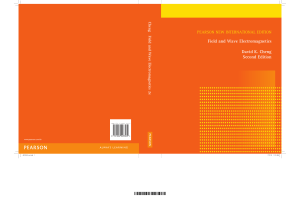 Cheng, David Keun - Field and wave electromagnetics-Pearson New international ed. (2013 2014)