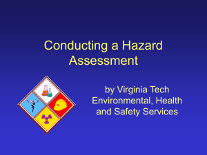 200802261707010.Conducting a Hazard Assessment