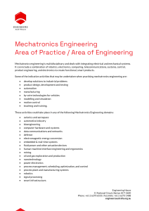mechatronics engineering aop aoe - final