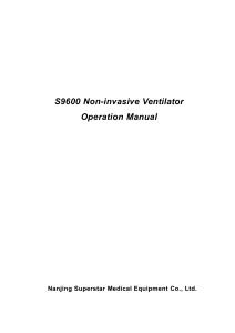 S9600 Operation manual