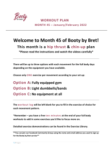 BBB Month 45 Workout Plan