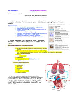 Pathophysiology Exam 2 Study Guide 