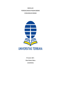 tugas 1 komunikasi bisnis