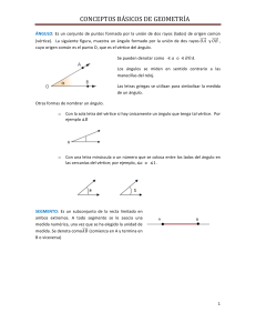 Apuntes - Conceptos Basicos de Geometria