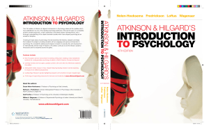 Susan Nolen-Hoeksema, Geoffrey Loftus, Willem Wagenaar - Atkinson & Hilgard's Introduction to Psychology (2009, Cengage Learning) - libgen.li