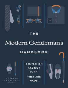 The Modern Gentleman’s Handbook by Charles Tyrwhitt