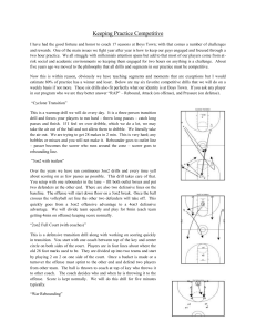 Competitive Basketball Drills for Practice