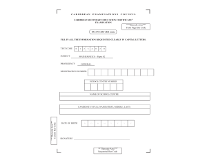 csec mathematics january 2021 paper 2