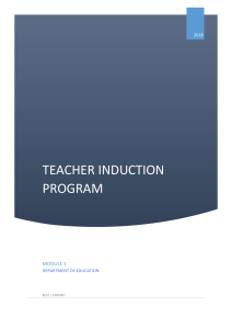Teacher-Induction-Program Module-1-V1.0