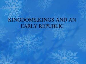 VI HIS L05 M01 KINGS KINGDOMS AND EARLY REPUBLICS PPT (1) (1)
