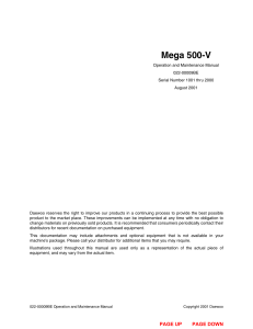 Mega 500 Cargador daewo