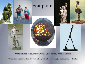 sculpture presentation