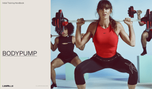 2. BODYPUMP INITIAL TRAINING HANDBOOK Interactive