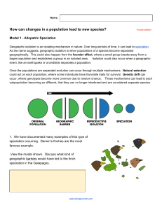 Speciation Modes (home)