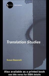 Translation Studies, 3rd Ed - Bassnett, Susan (Routledge)