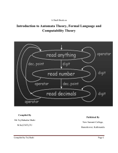 Introduction to Automata Theory, Formal Language and Computability Theory ( PDFDrive )