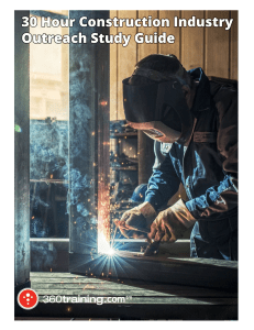 30 Hour Construction Industry Outreach Study Guide 2021
