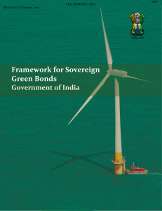 Framework for India's Sovereign Green Bonds-1