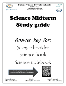 Midterm Study guide G6